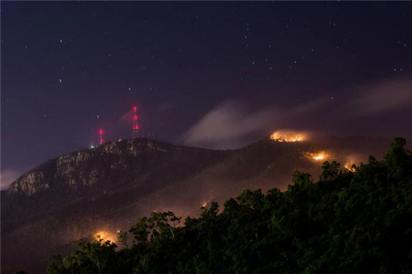 The meaning and symbol of the burning mountain in the dream