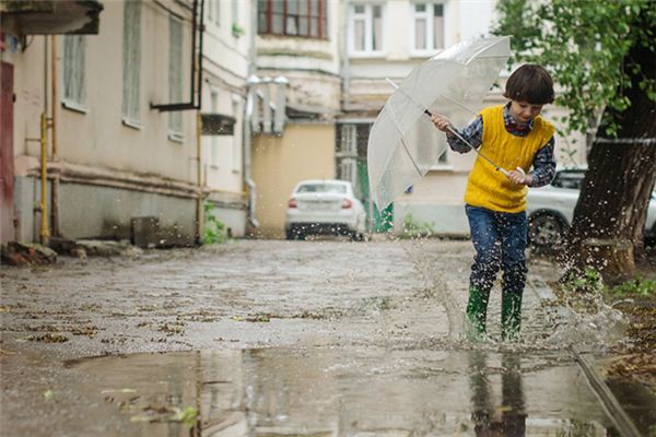 The meaning and symbol of falling into a puddle in a dream