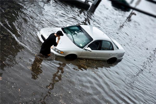 The meaning and symbol of the old public car entering the pond in the dream